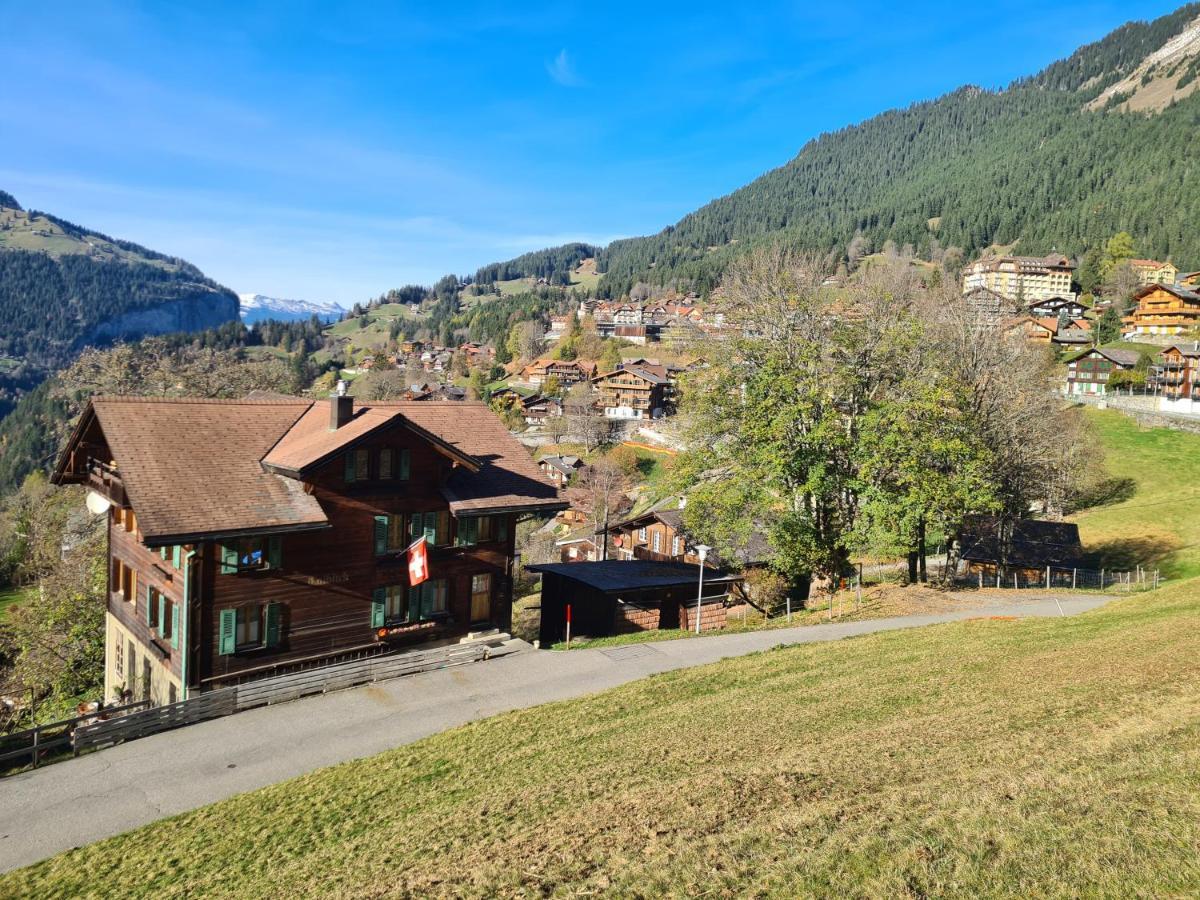 Traditional Chalet In Wengen - Top Floor Daire Dış mekan fotoğraf