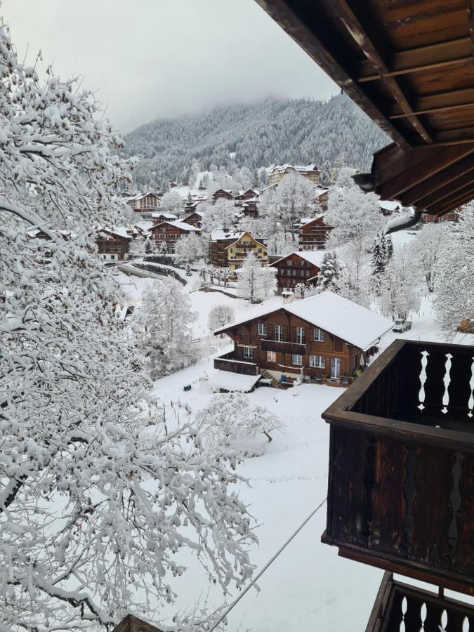 Traditional Chalet In Wengen - Top Floor Daire Dış mekan fotoğraf